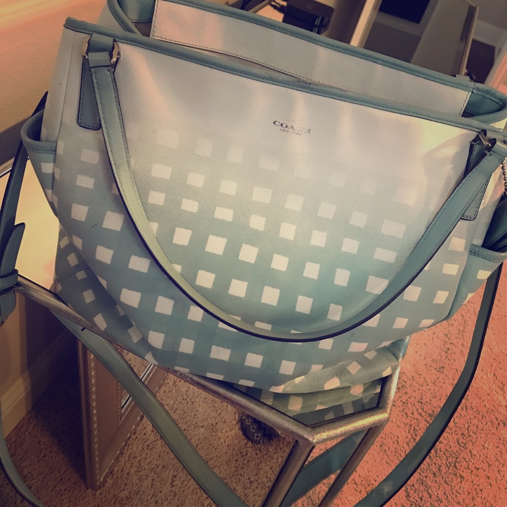 Coach baby bag