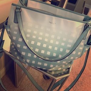 Coach baby bag