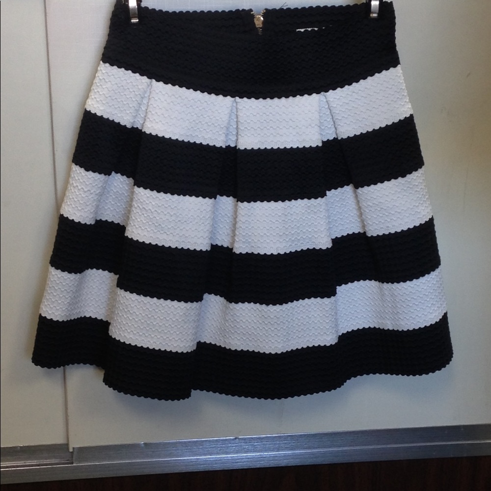 Black and white skirt
