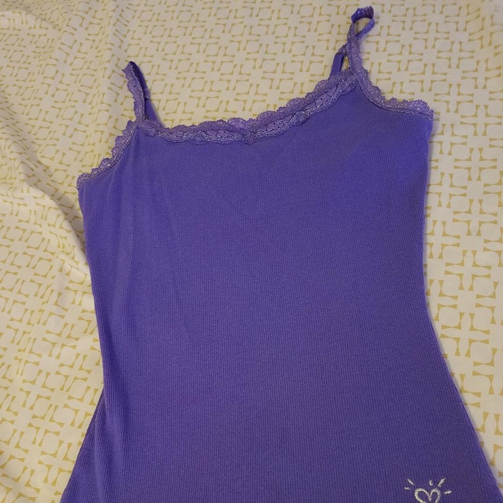 Lot of 3 Justice camisoles with shelf bra