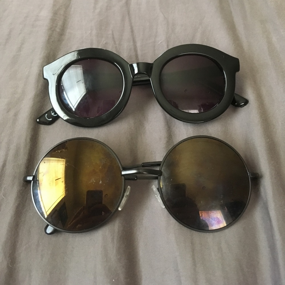 TWO PAIRS UNBRANDED SUNGLASSES