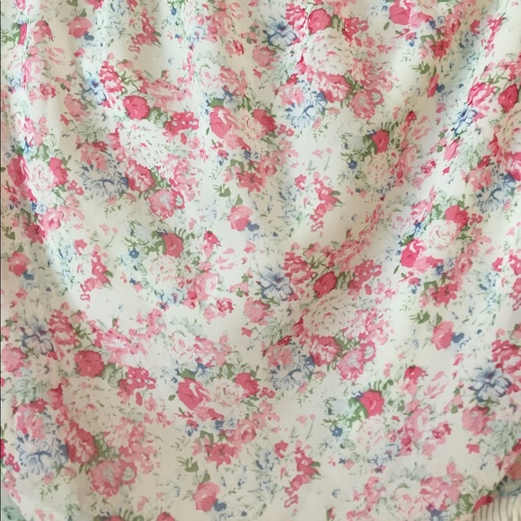 White Floral Romper - Picture 2 of 4