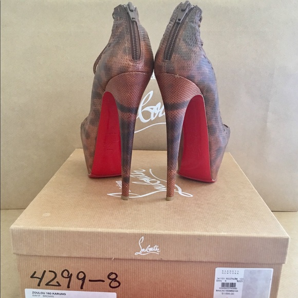 CHRISTIAN LOUBOUTIN ZOULOU 160 KARUNG EURO 38 - Picture 2 of 8