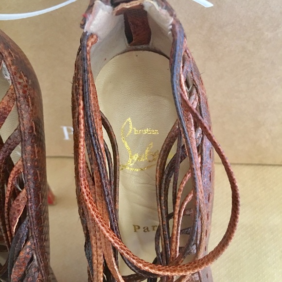 CHRISTIAN LOUBOUTIN ZOULOU 160 KARUNG EURO 38 - Picture 4 of 8