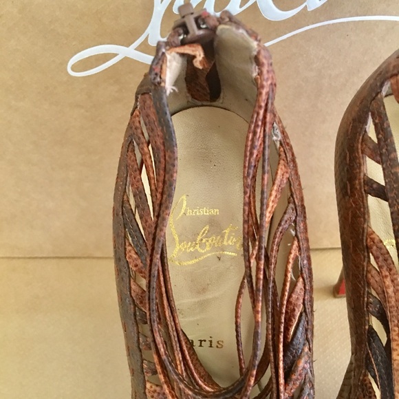 CHRISTIAN LOUBOUTIN ZOULOU 160 KARUNG EURO 38 - Picture 5 of 8