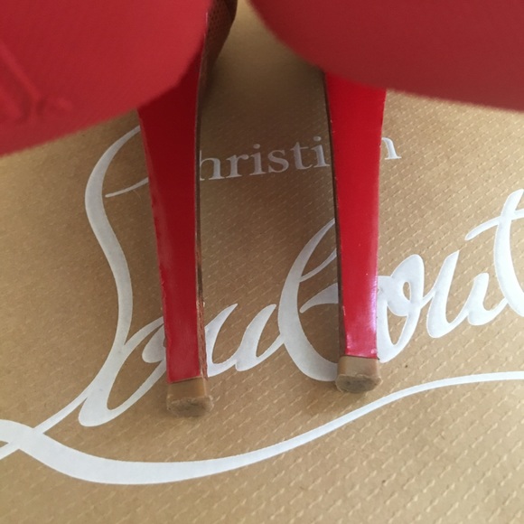CHRISTIAN LOUBOUTIN ZOULOU 160 KARUNG EURO 38 - Picture 8 of 8