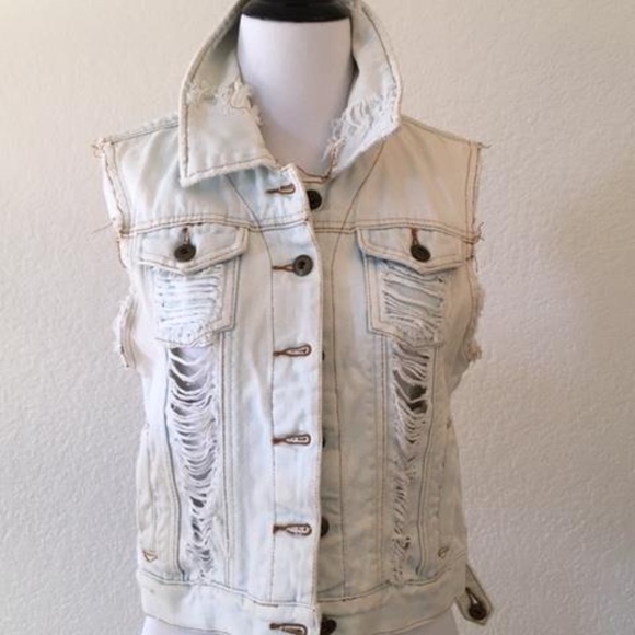 Millau Jackets & Blazers - millau Cool Jean Vest