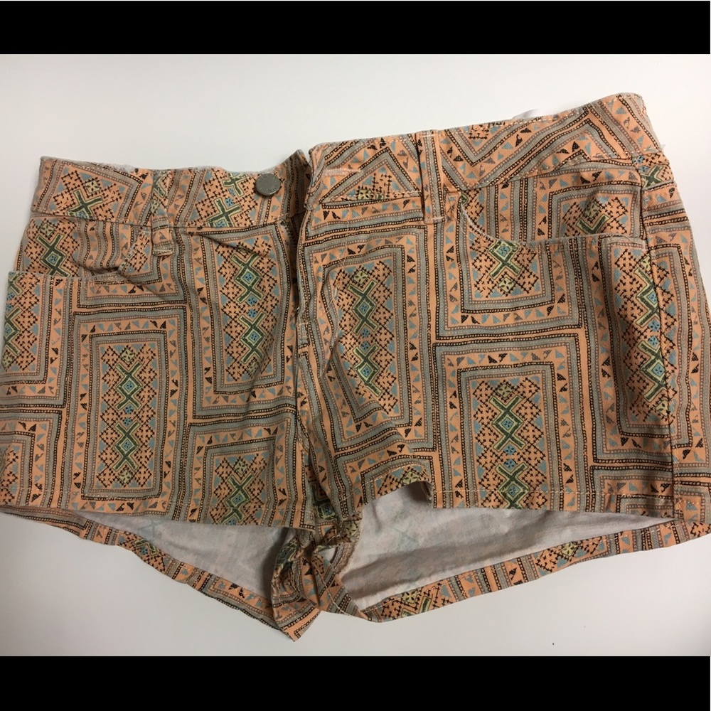 Tribal print shorts