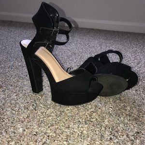 Black heels