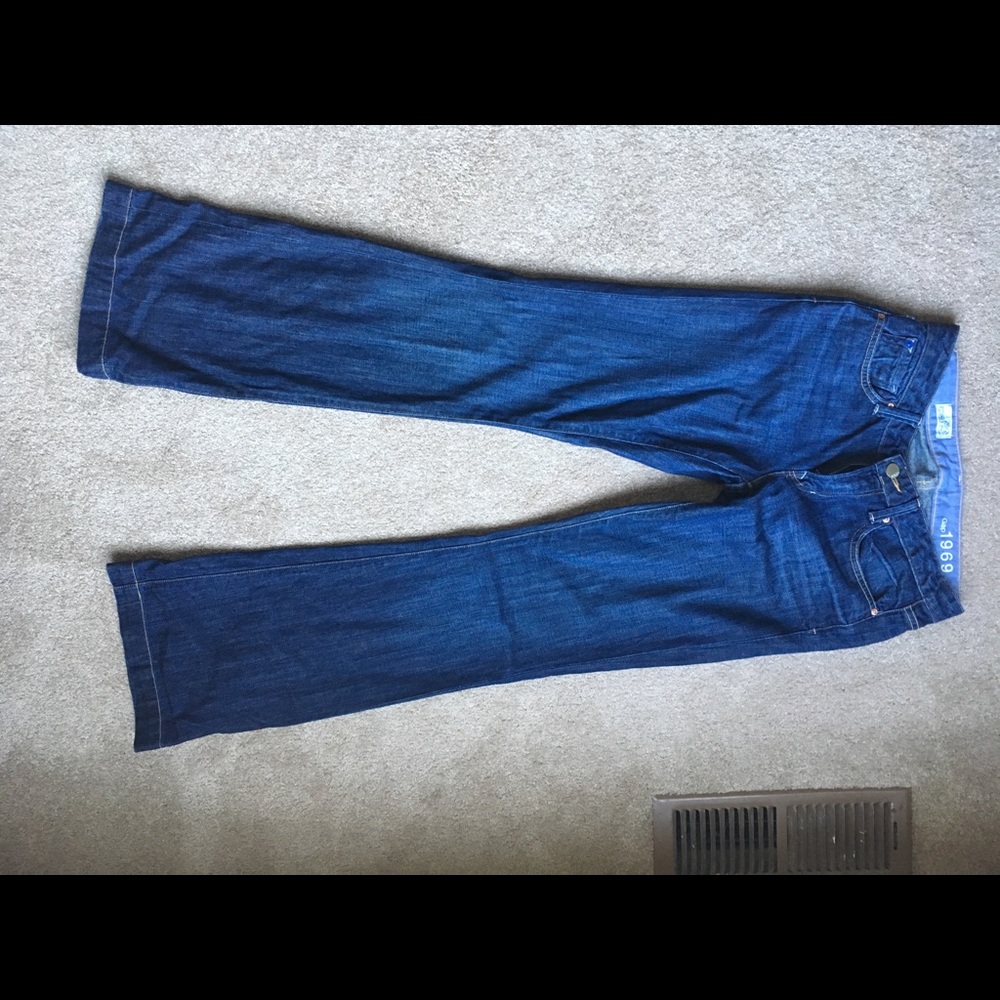 1969 retro bell bottom Jean sz2/26 Gap