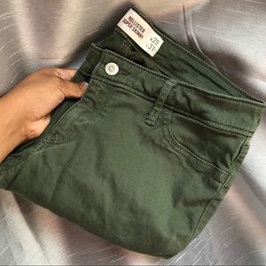 *SOLD* Olive Green Hollister Super Skinny Jeans