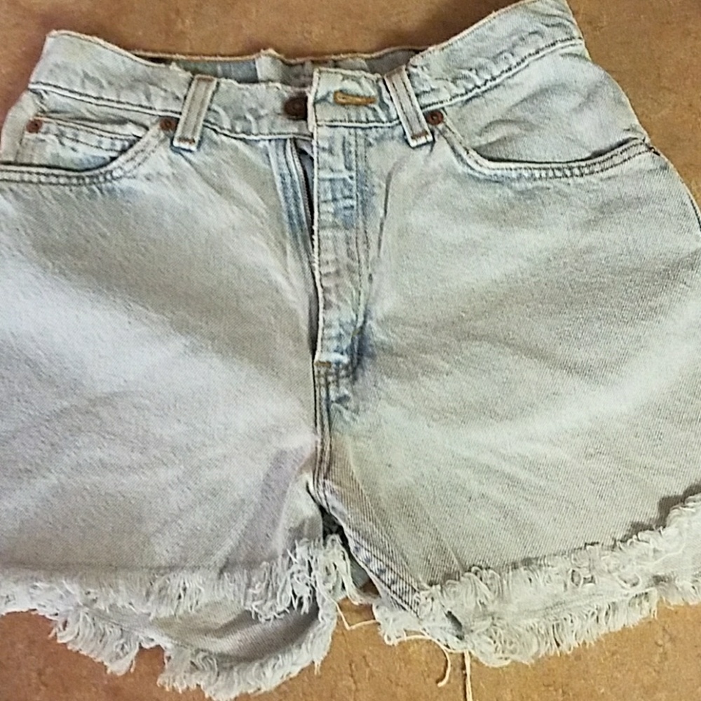 Vintage Levis 912 slm Fit light Sz 9 "cutoffs"