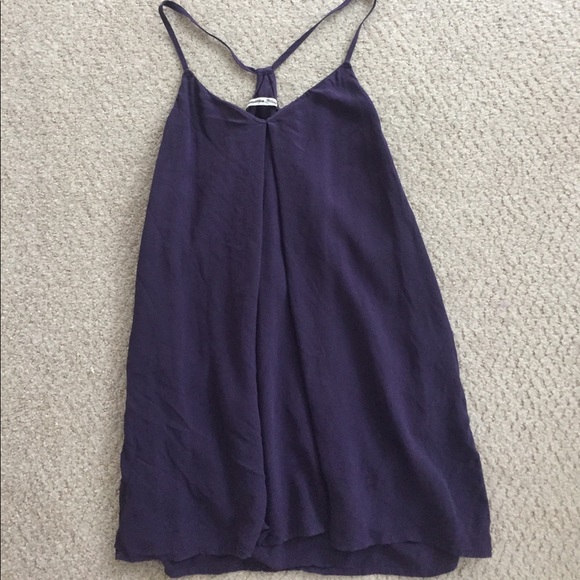 Madewell Collection Purple Silk Top (s) - Picture 1 of 3