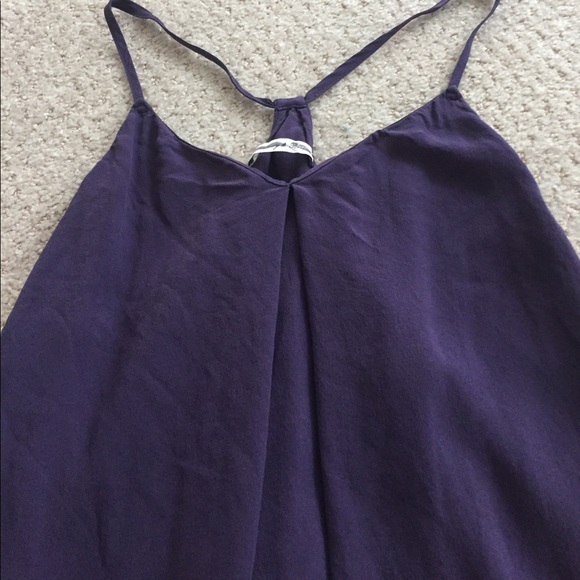 Madewell Collection Purple Silk Top (s) - Picture 2 of 3