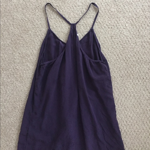 Madewell Collection Purple Silk Top (s) - Picture 3 of 3