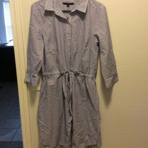 Tommy Hilfiger blue and white stripped dress, new