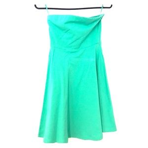 Express strapless skater dress