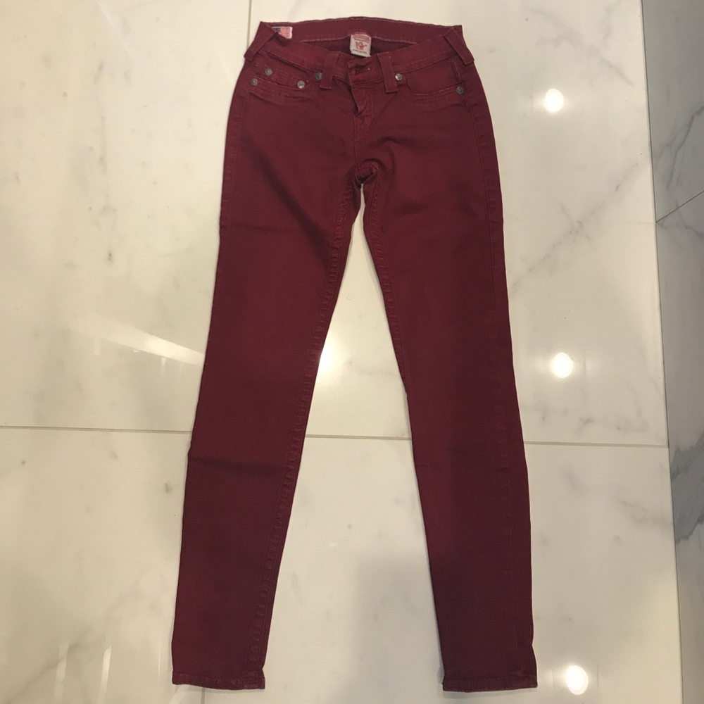 Red true religion jeans