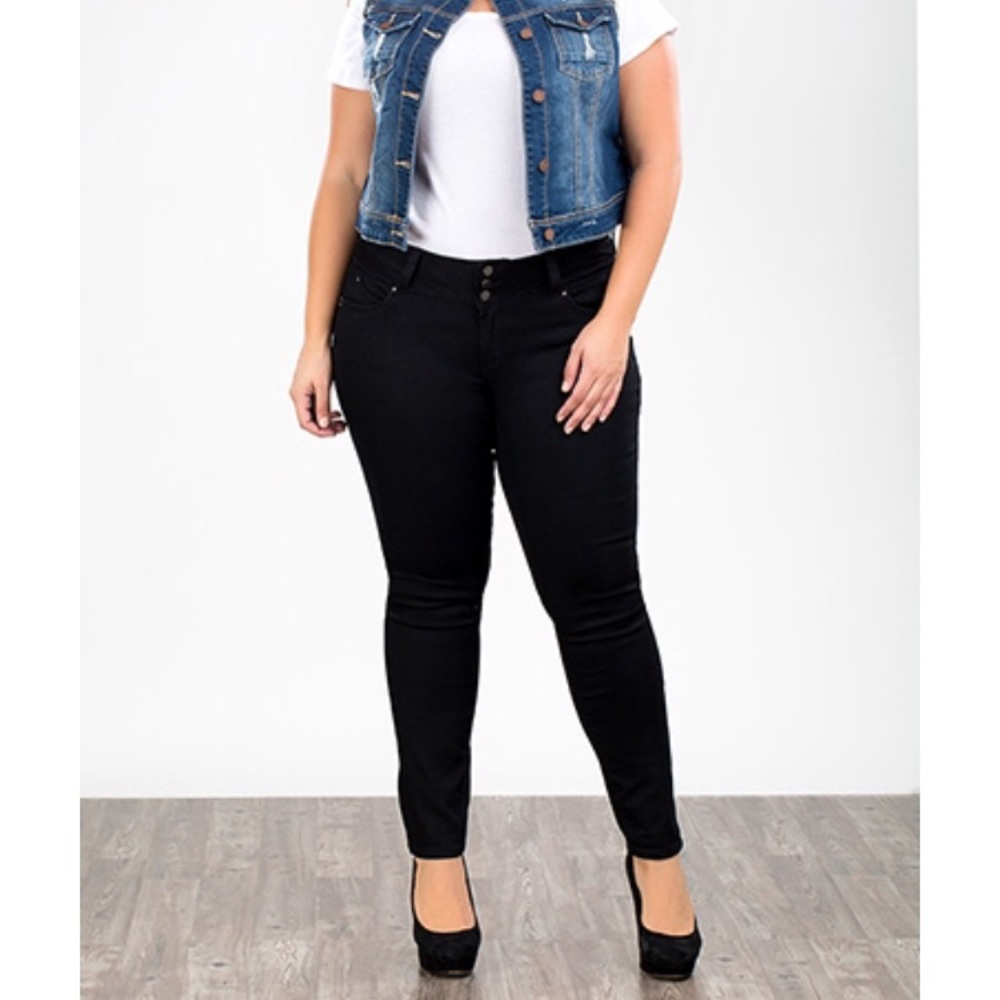 YMI WANNA BETTA BUTT BLACK SKINNY JEAN