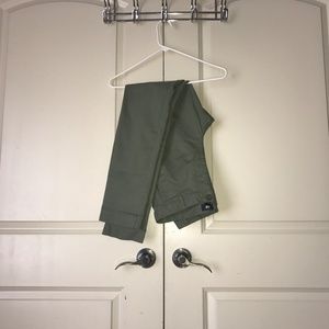 Olive Green Chino Pants