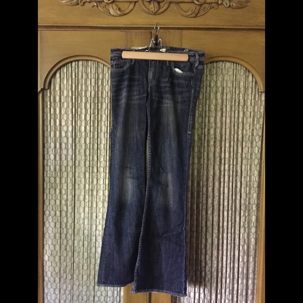 Dark Rinse Silver Blue Jeans