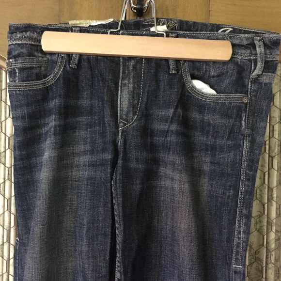 Dark Rinse Silver Blue Jeans - Picture 2 of 7