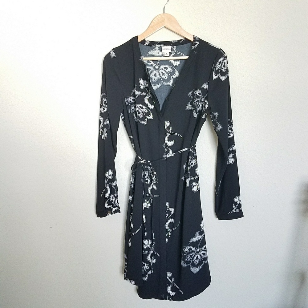 Long sleeve Button Down Dress