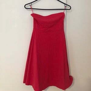 Express strapless skater dress - never worn
