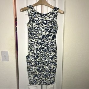 Jude Connally Shift Dress NWOT Navy & White