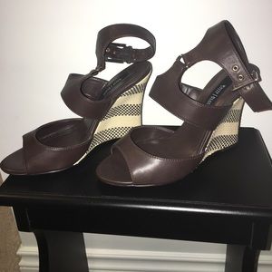 White House Black Market Wedge Sandals