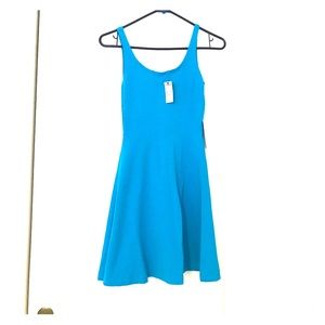 Blue express skater dress new with tags
