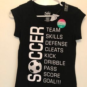 Brand new Girls Justice tee shirt