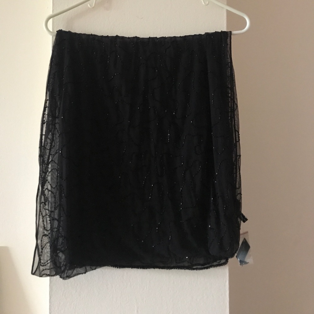 NWT Kenneth Cole Evening Wrap w Beading