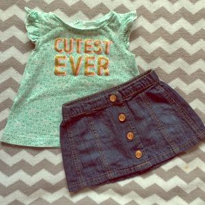 3-6 Month cute girl outfit