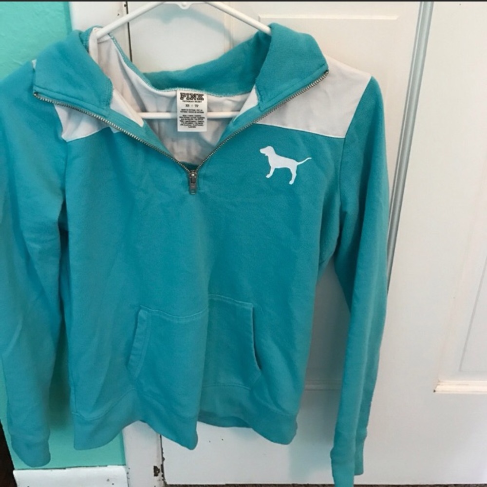 Pink VS Half Zip Sweatshirt size XS