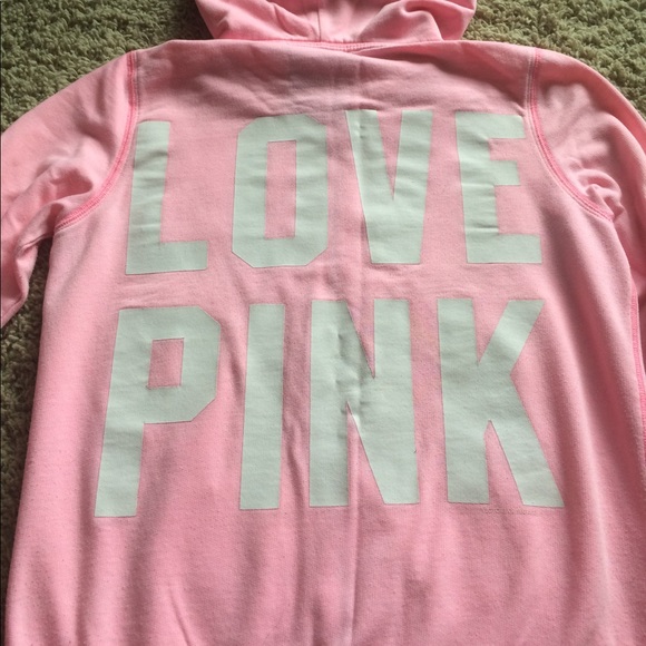 SOLD. VS PINK zip up hoodie bundle - Picture 5 of 8