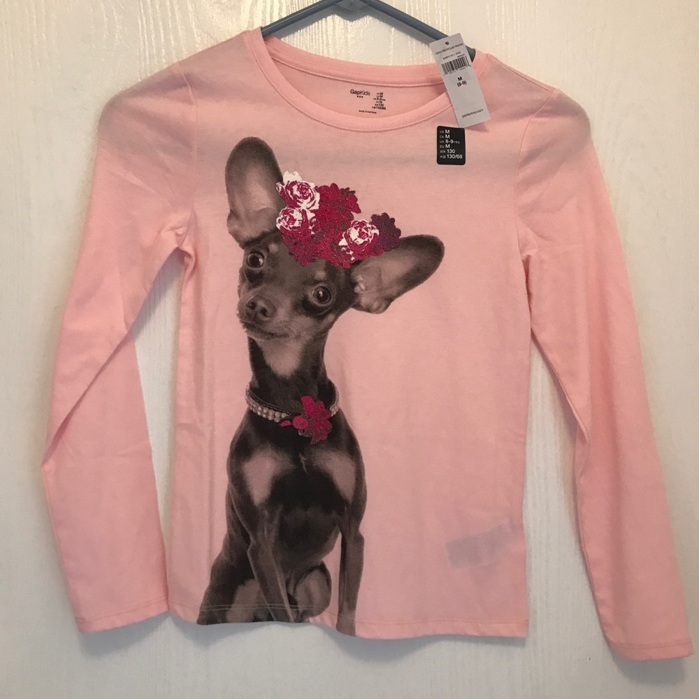 Brand new Girls Gap kids long tee shirt