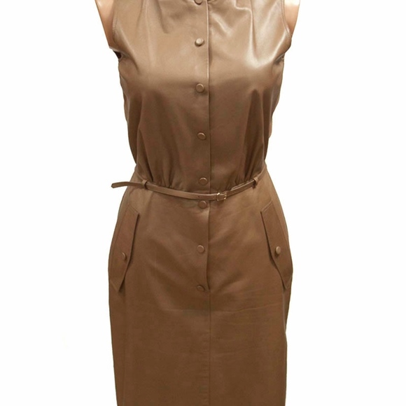 Loro Piana Reika Plonge Lambskin dress - Picture 2 of 8