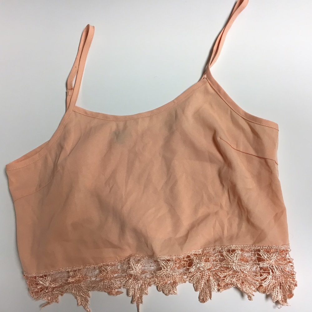 Pink crop top