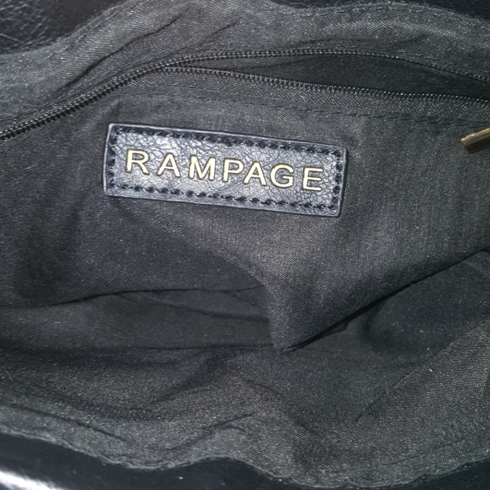Rampage crossbody  quilted black & gold - Picture 2 of 4