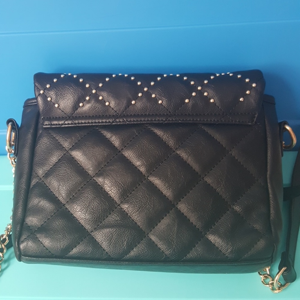 Rampage crossbody  quilted black & gold - Picture 3 of 4