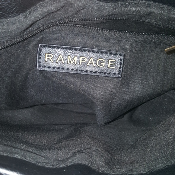Rampage crossbody  quilted black & gold - Picture 2 of 4