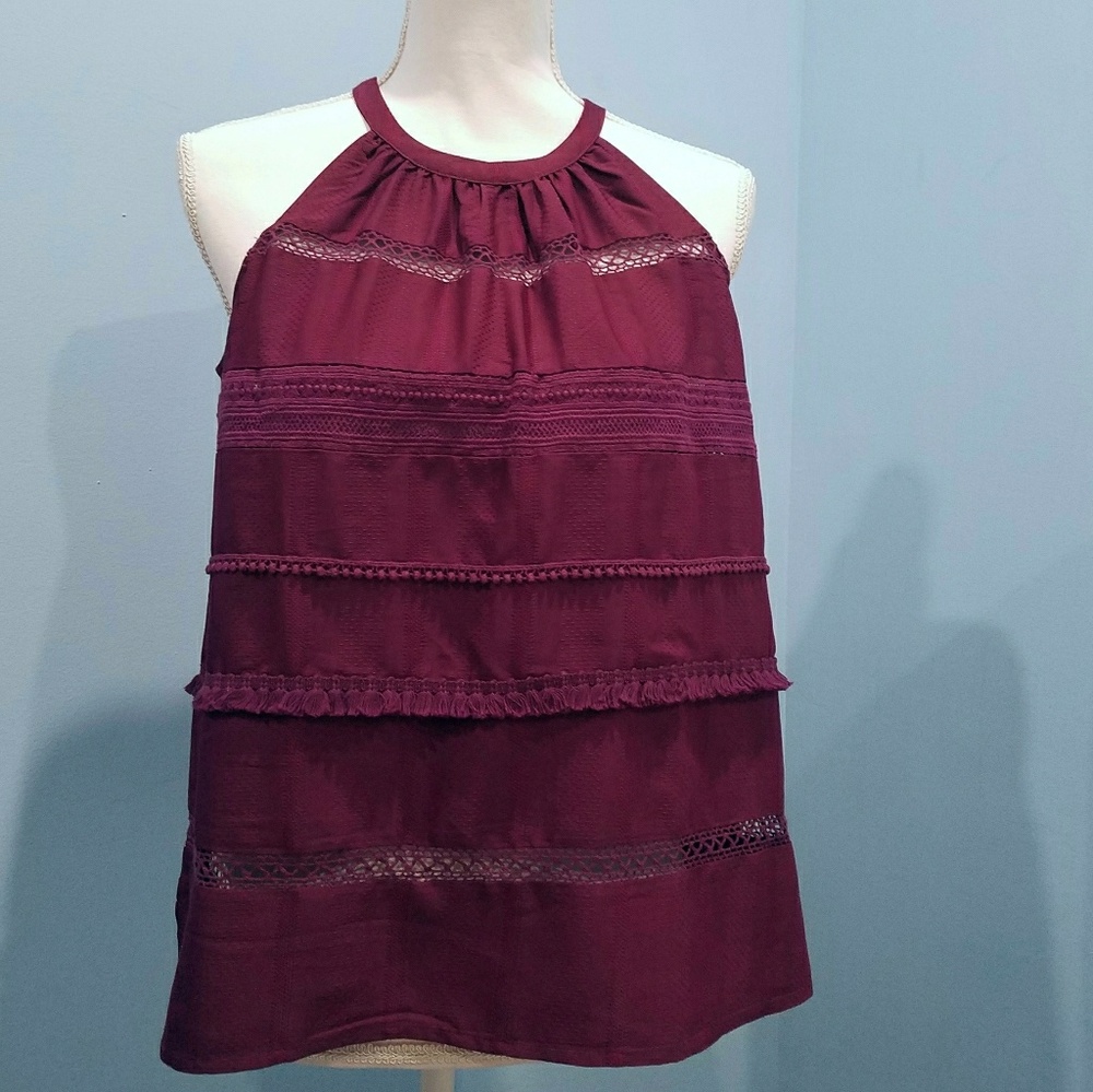 New Loft purple halter top