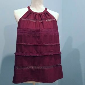 New Loft purple halter top