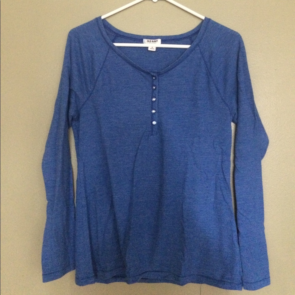 Blue old navy long sleeve shirt