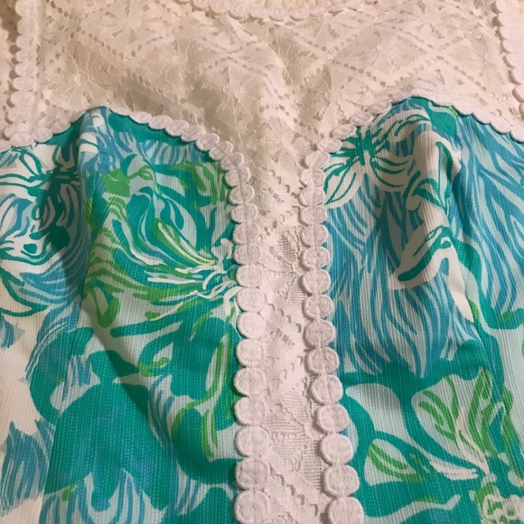 Lilly Pulitzer shirt dress Sz 0 - Picture 3 of 4