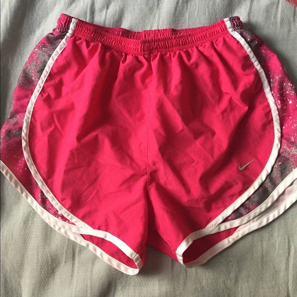Pink Nike shorts
