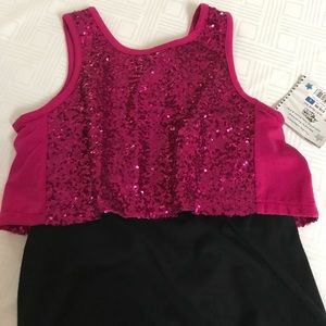 NWT Disney's kids sequence top L