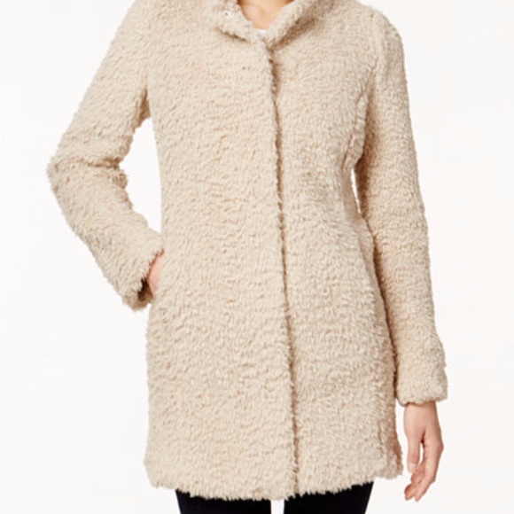 Kenneth Cole Faux Fur Jacket - Picture 1 of 5