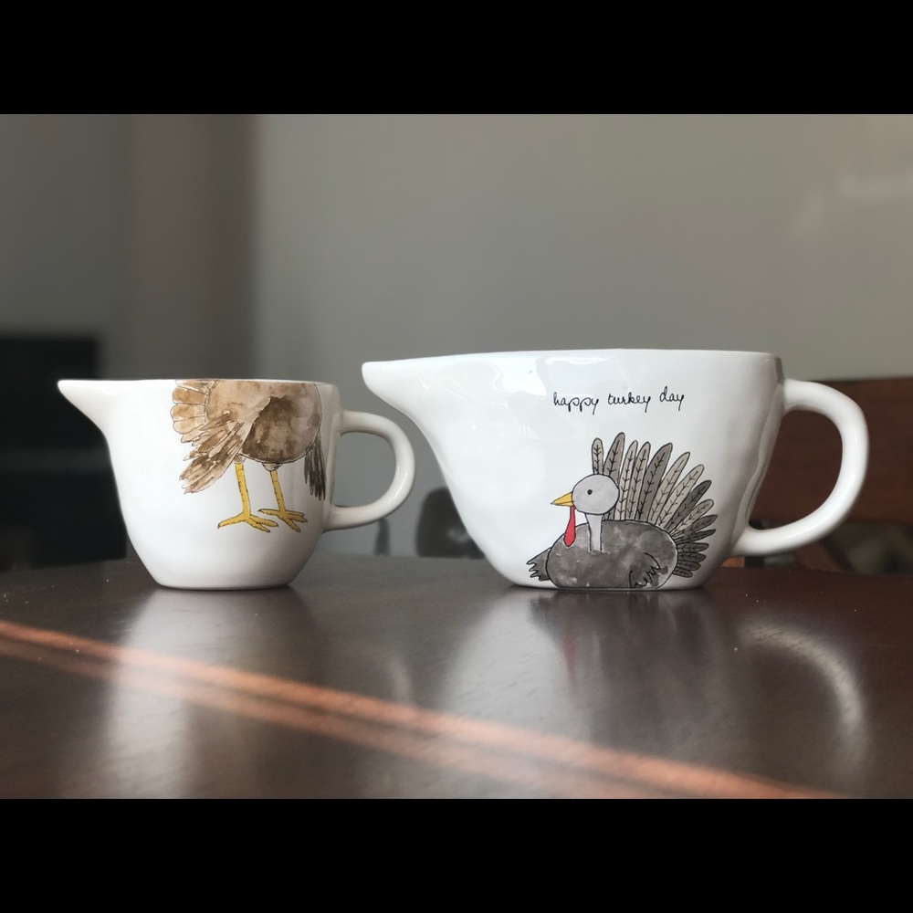 Brand New Rae Dunn Thanksgiving Gravy Boats